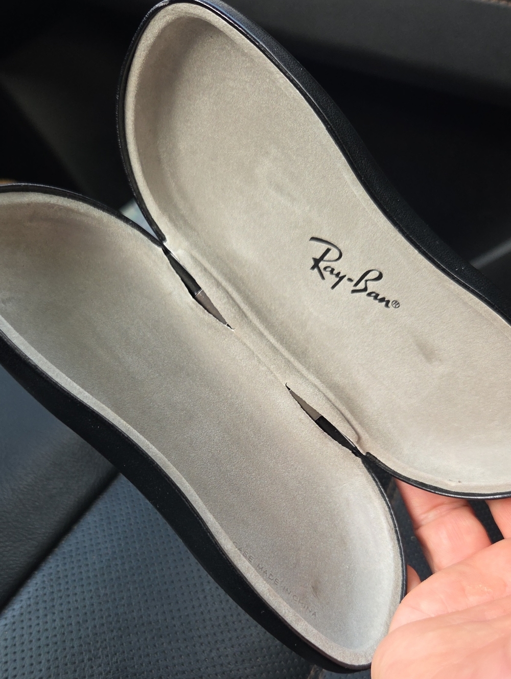 Ray Ban hard shell sunglasses case